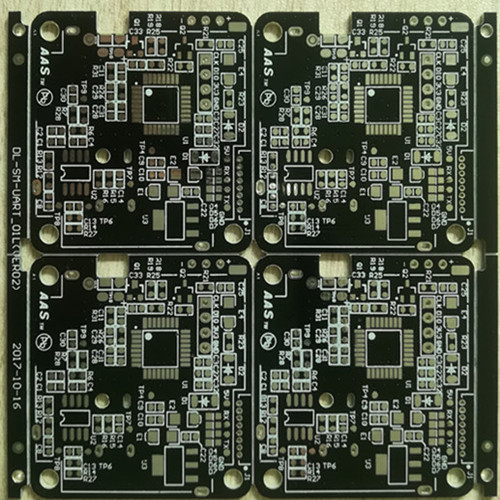 Double sided HASL Lead Free PCB board with black solder mask